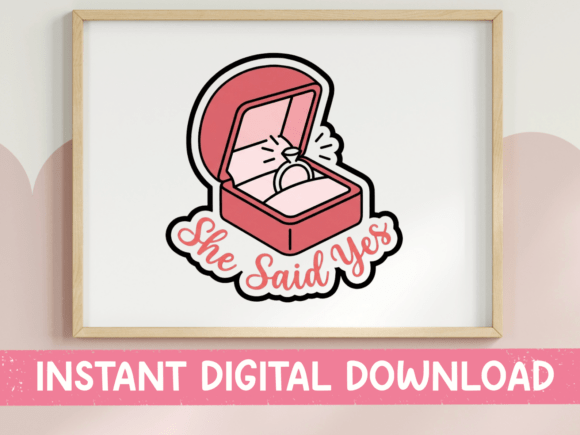 Download She Said Yes Engagement Ring Box - Premium Bundle