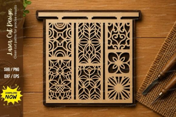 Download Decorative Panel SVG | Geometric Window - Decorative panel svg Collection