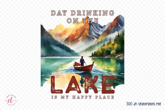 Download Day Drinking on the Lake PNG Sublimation - Png sublimation Collection