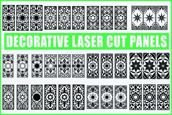 Download Geometric Decorative Panel SVG Bundle - Decorative panel svg Collection
