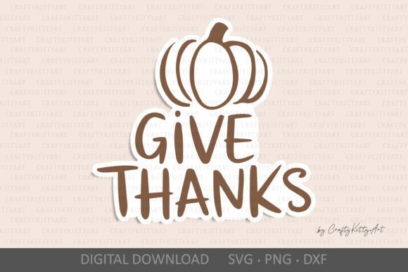 Download Give Thanks SVG Thanksgiving Pumpkin SVG - Premium Resources