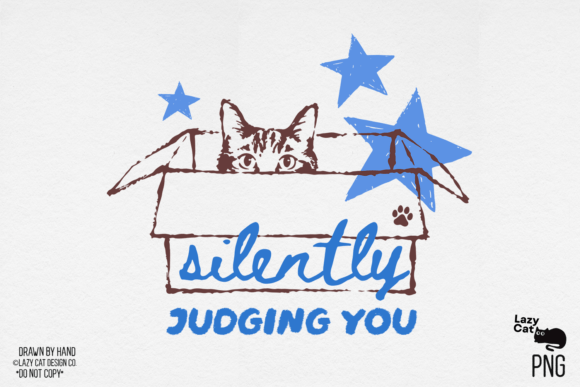 Download Funny Cat Hand-Drawn PNG Sublimation - Png sublimation Collection